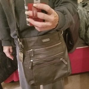 Cross body messenger purse